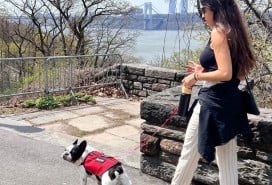 Laura and her dog Jack